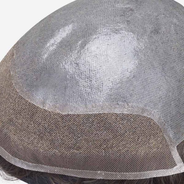 BH8 Lace Front Toupee Is A Lace Front And Skin Hairpiece From Bono Hair