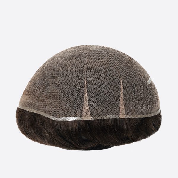 BH2F Full Lace Human Hair Toupee Is Stock Men's Hair From Bono Hair1