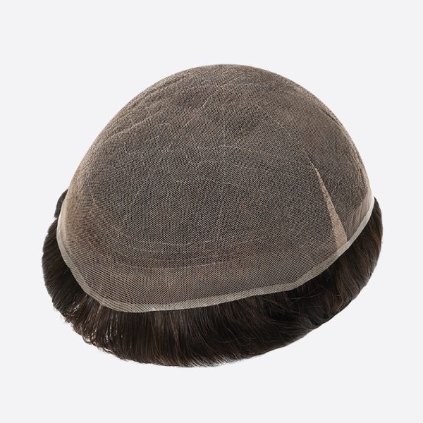 BH2F Full Lace Human Hair Toupee Is Stock Men's Hair From Bono Hair2