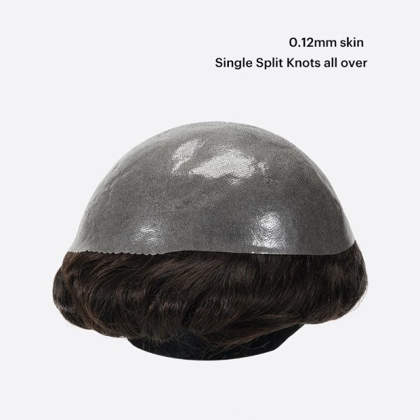1BH1ME Men's Hair Unit Is 0.08mm Men's Toupee Hair From Bono Hair