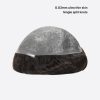1BH3+ 0.03mm Ultra-Thin Skin Toupee Is Single Split Knots Hair Pieces From Bono Hair