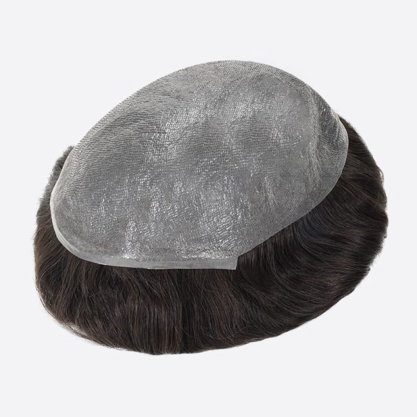 2BH3+ 0.03mm Ultra-Thin Skin Toupee Is Single Split Knots Hair Pieces From Bono Hair