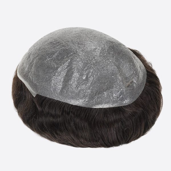 3BH3+ 0.03mm Ultra-Thin Skin Toupee Is Single Split Knots Hair Pieces From Bono Hair