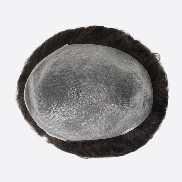 4BH3+ 0.03mm Ultra-Thin Skin Toupee Is Single Split Knots Hair Pieces From Bono Hair